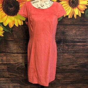 Nanette Nanette Lepore Dress Size 12 Peach Coral Soft Short Sleeves